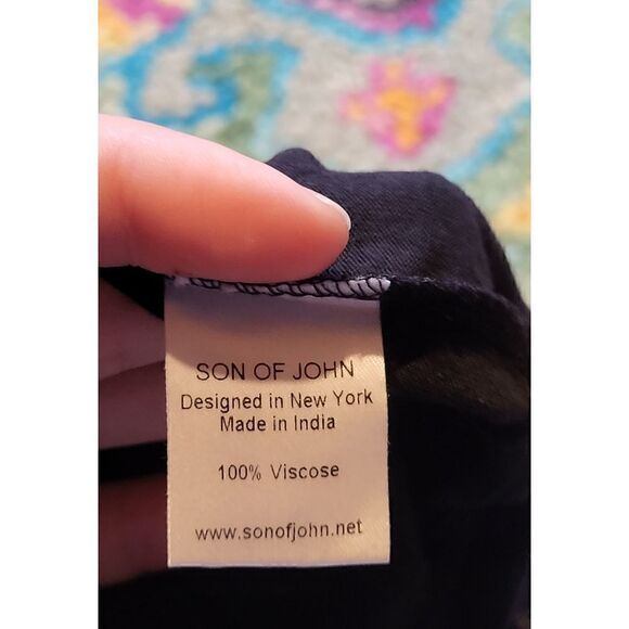 Son Of John Beaded Sequin Embellished Skull Tanp Top Black XS - Picture 3 of 5